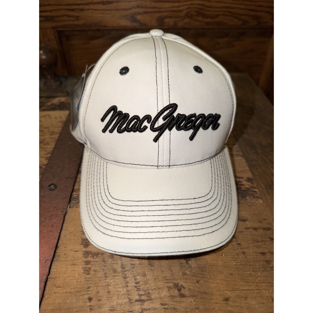 NWT MacGregor MacTec Strap Back Hat Adjustable Golf Cap